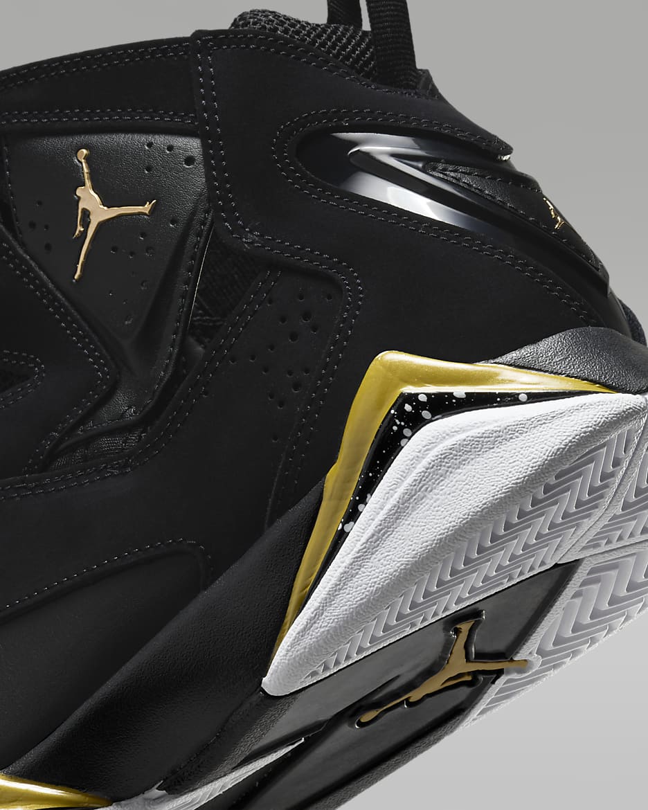 Jordan true flight black gold clearance